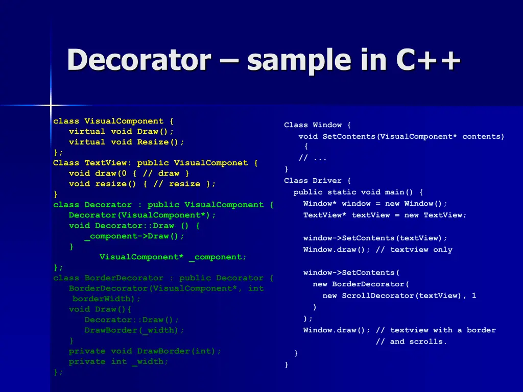 decorator sample in c