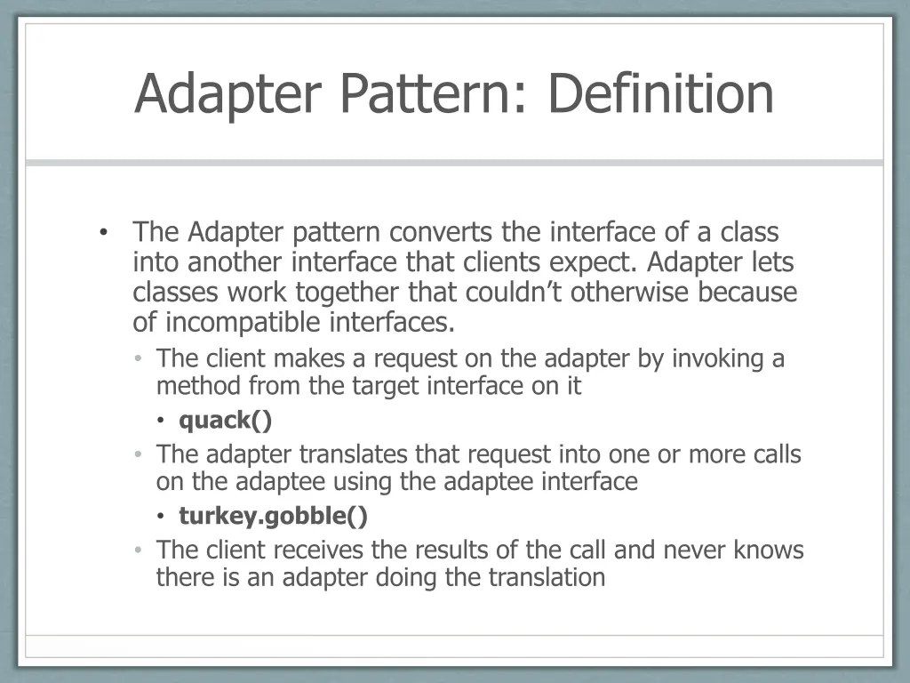 adapter pattern definition