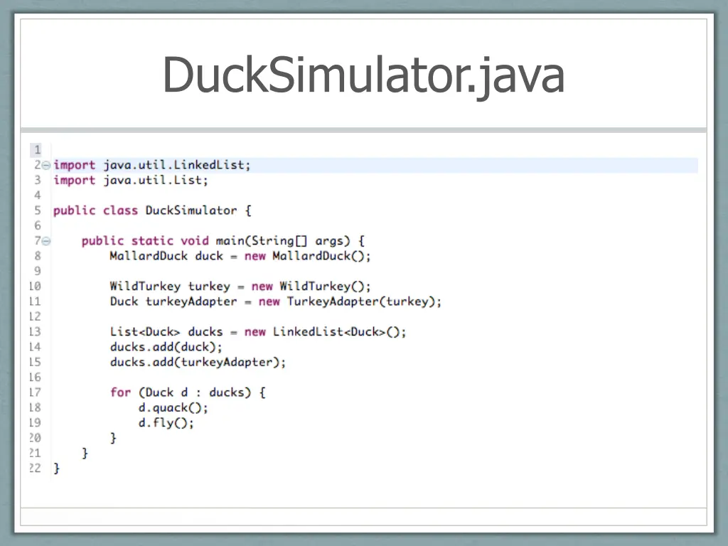 ducksimulator java