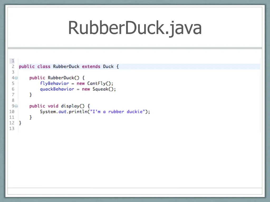 rubberduck java