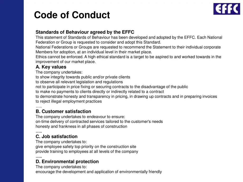 code of conduct