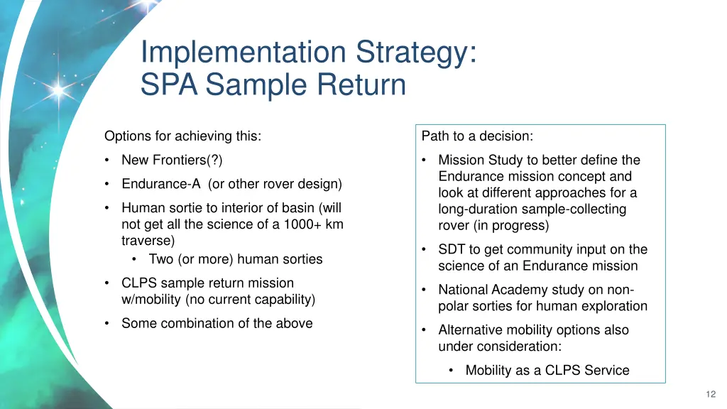 implementation strategy spa sample return