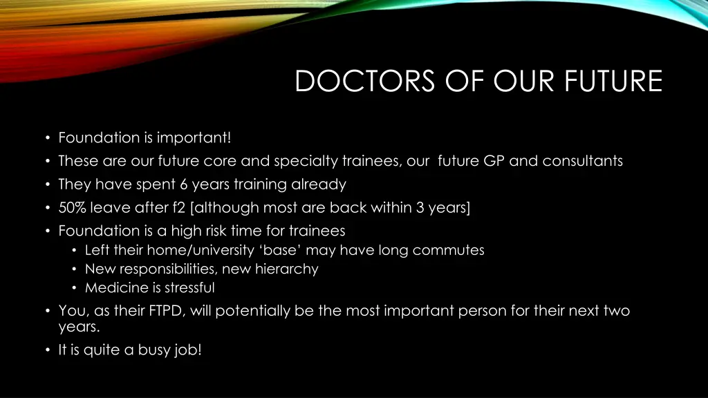 doctors of our future