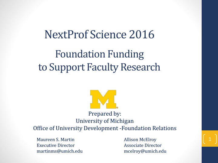 nextprof science 2016