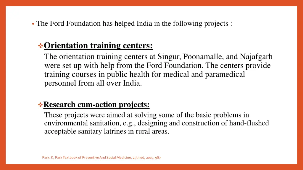 the ford foundation has helped india