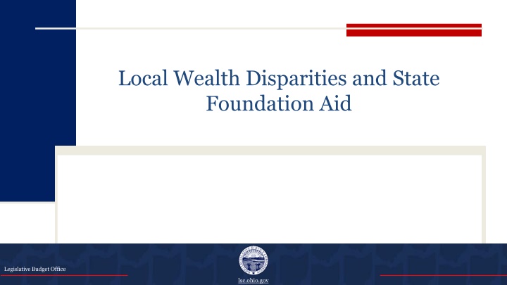 local wealth disparities and state foundation aid