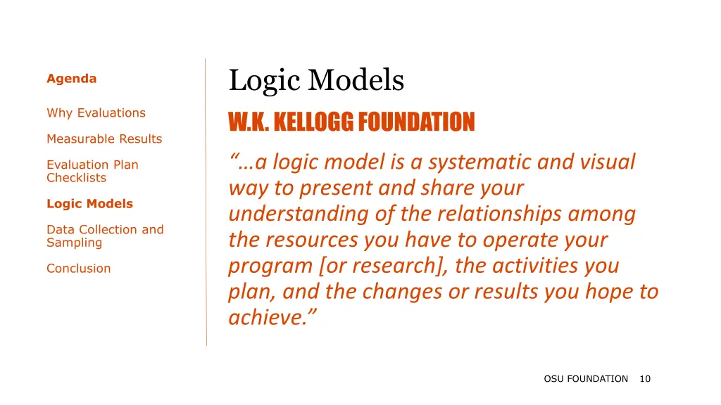 logic models