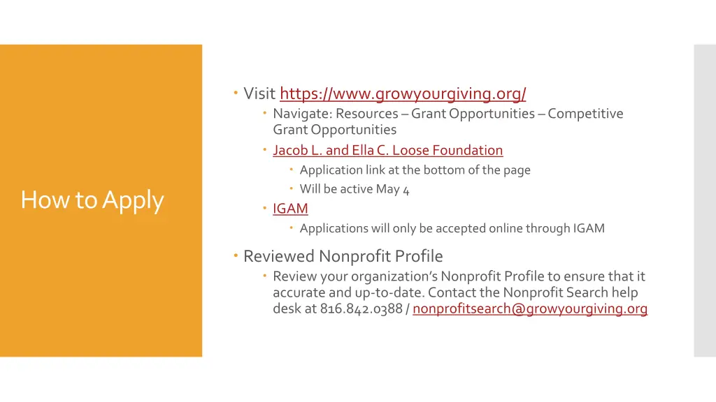 visit https www growyourgiving org navigate