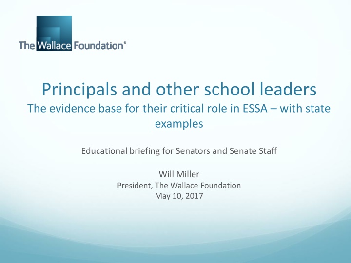 principals and other school leaders the evidence