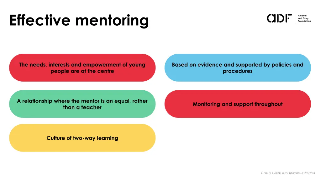 effective mentoring