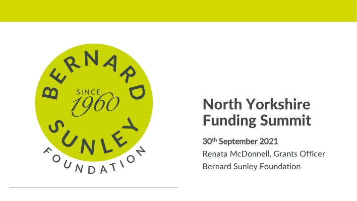 north yorkshire funding summit