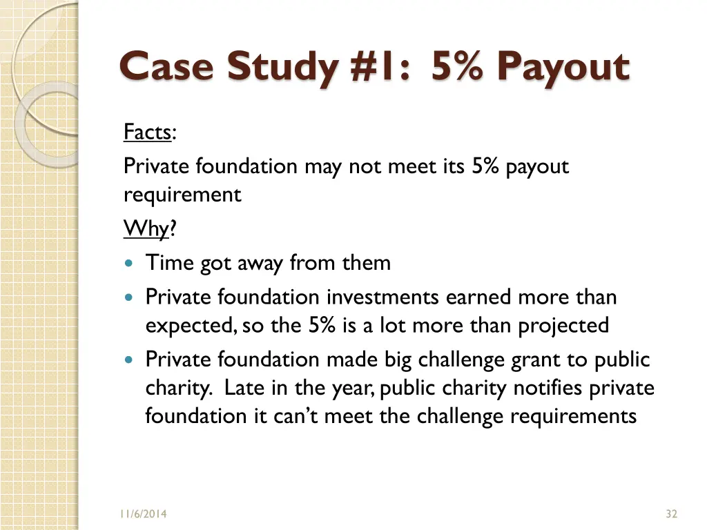 case study 1 5 payout