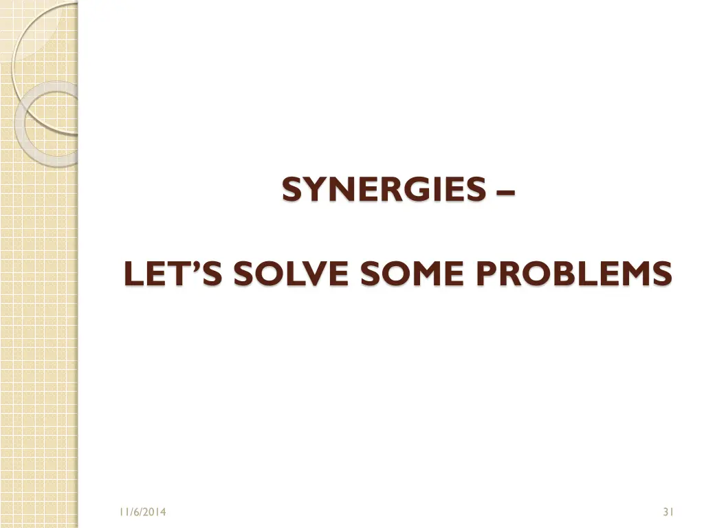 synergies