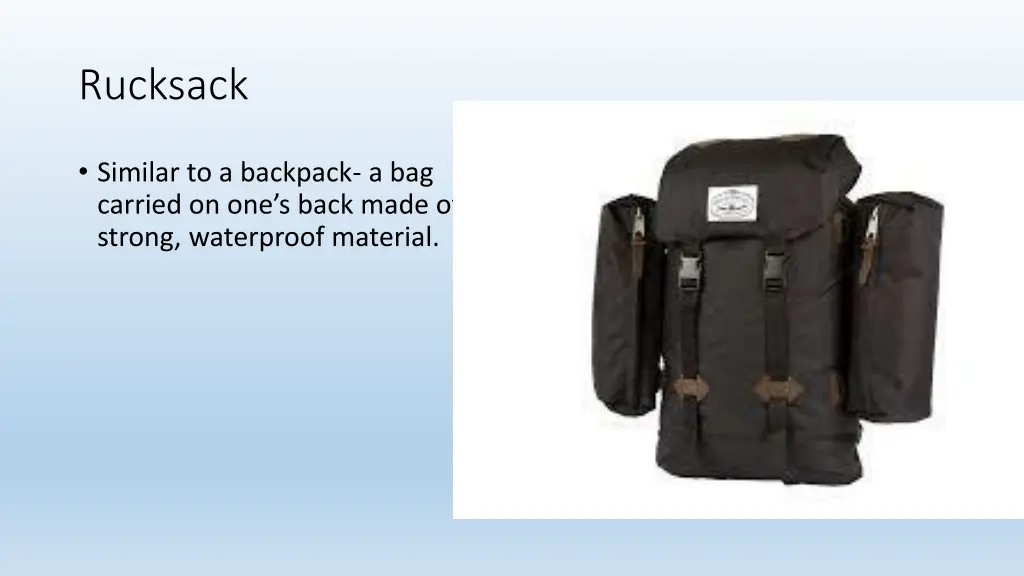 rucksack