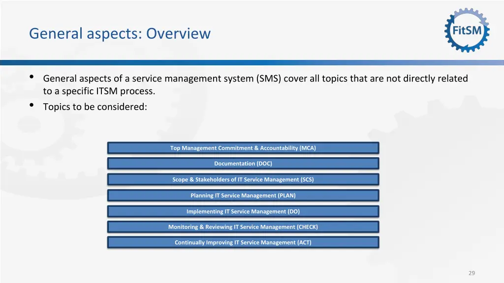 general aspects overview