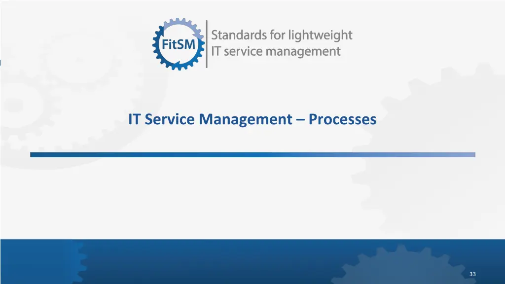 it service management processes