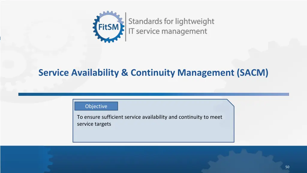 service availability continuity management sacm