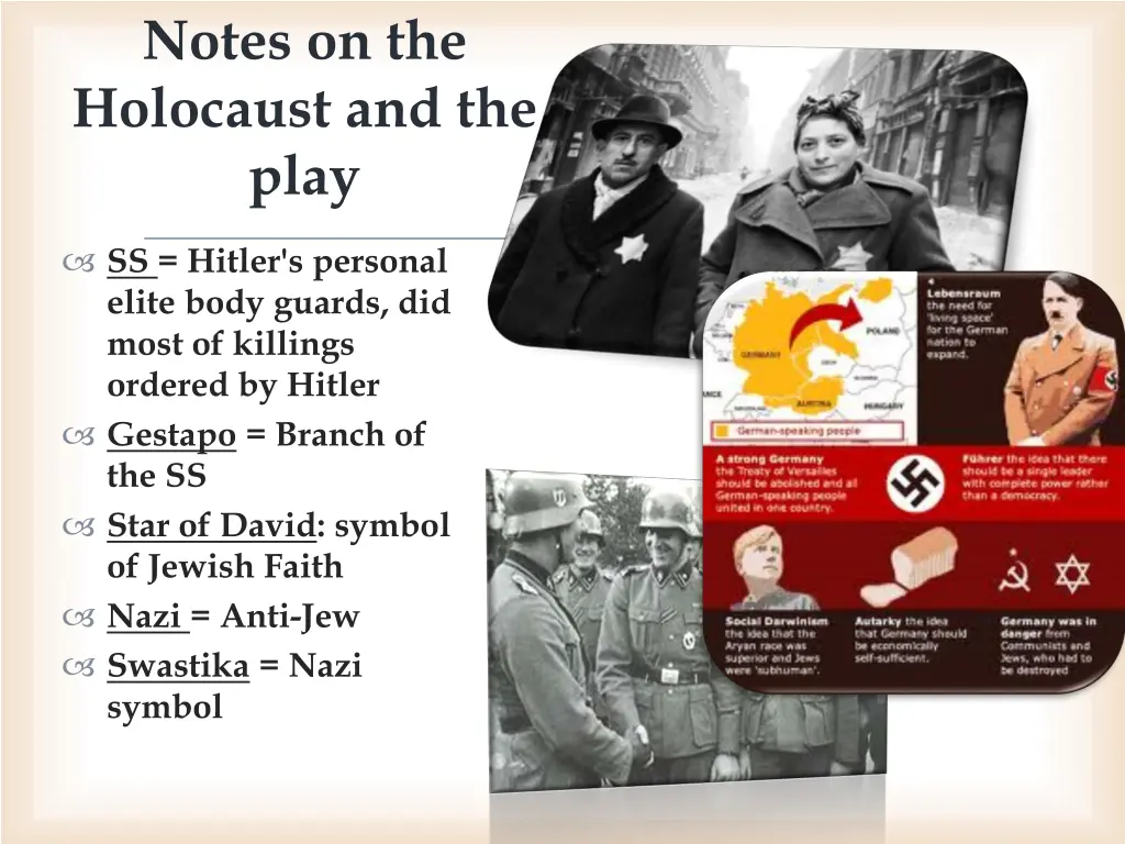 notes on the holocaust and the play 1