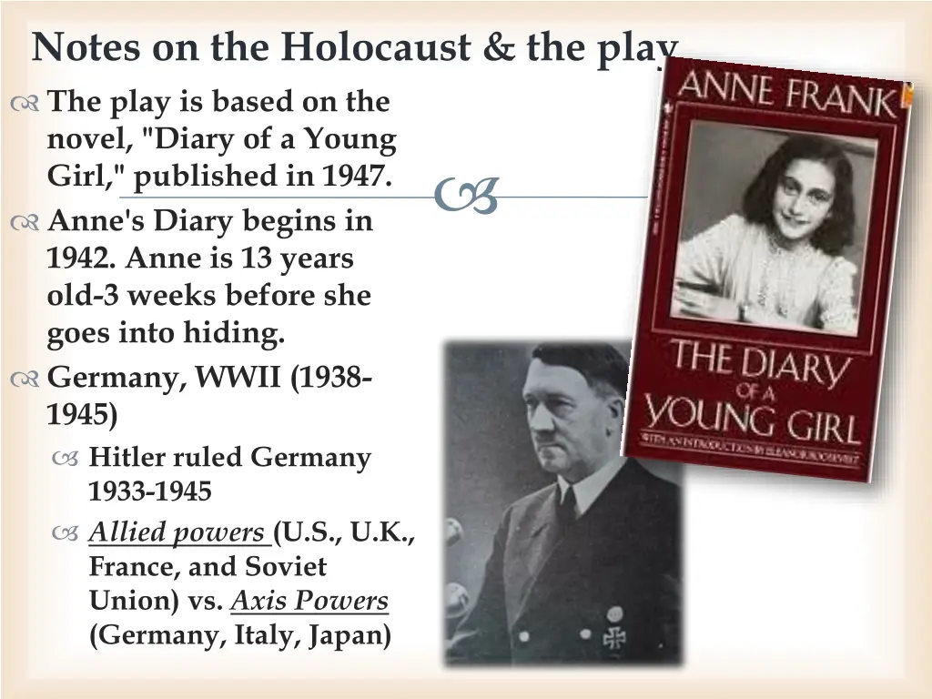 notes on the holocaust the play