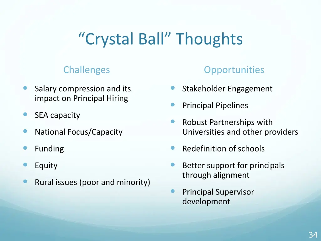 crystal ball thoughts