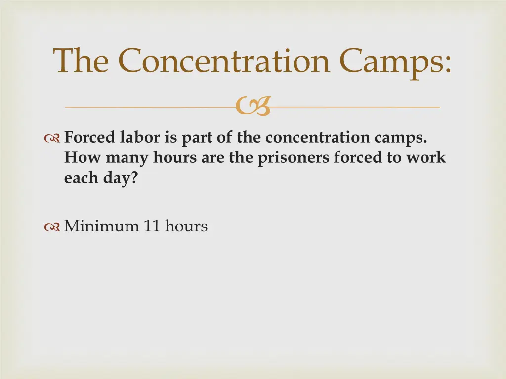 the concentration camps 1