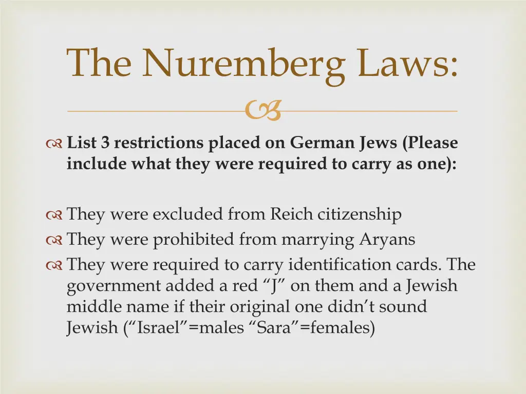 the nuremberg laws 1