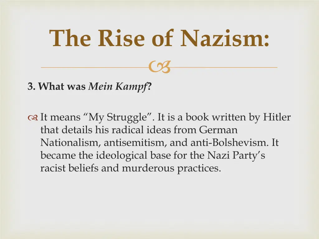 the rise of nazism 2