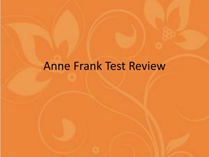 anne frank test review