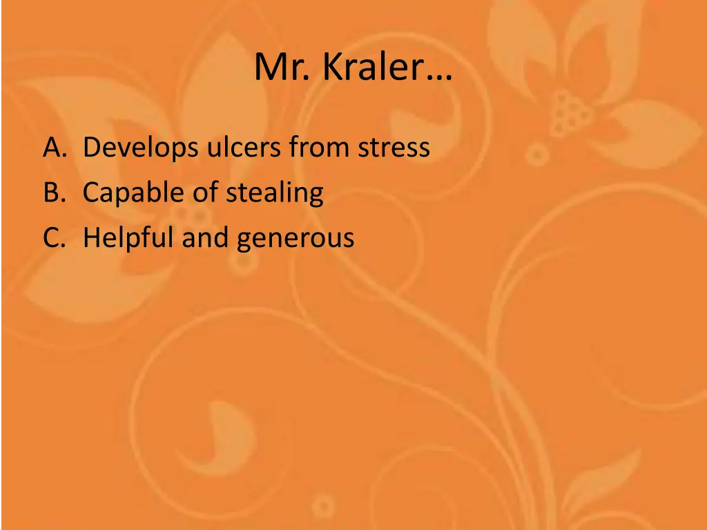 mr kraler