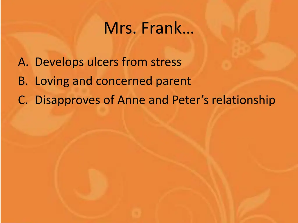 mrs frank