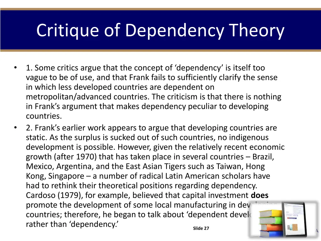 critique of dependency theory