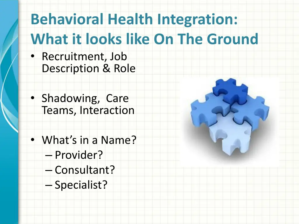 behavioral health integration what it looks like