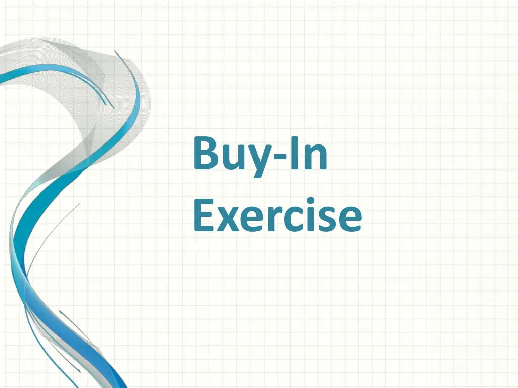 buy in exercise