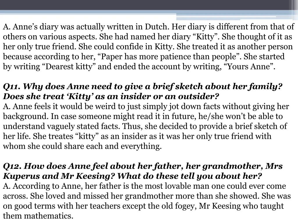 a anne s diary was actually written in dutch