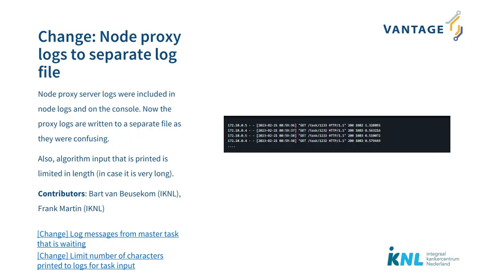 change node proxy logs to separate log file