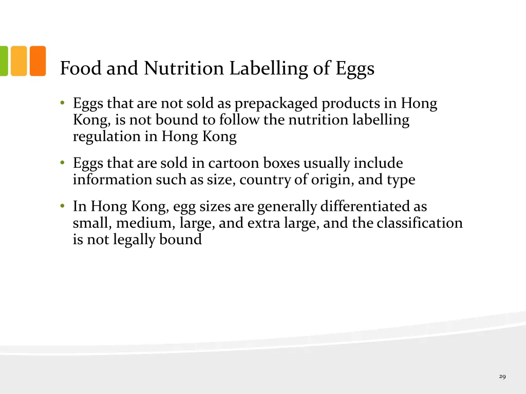 food and nutrition labelling of eggs 1