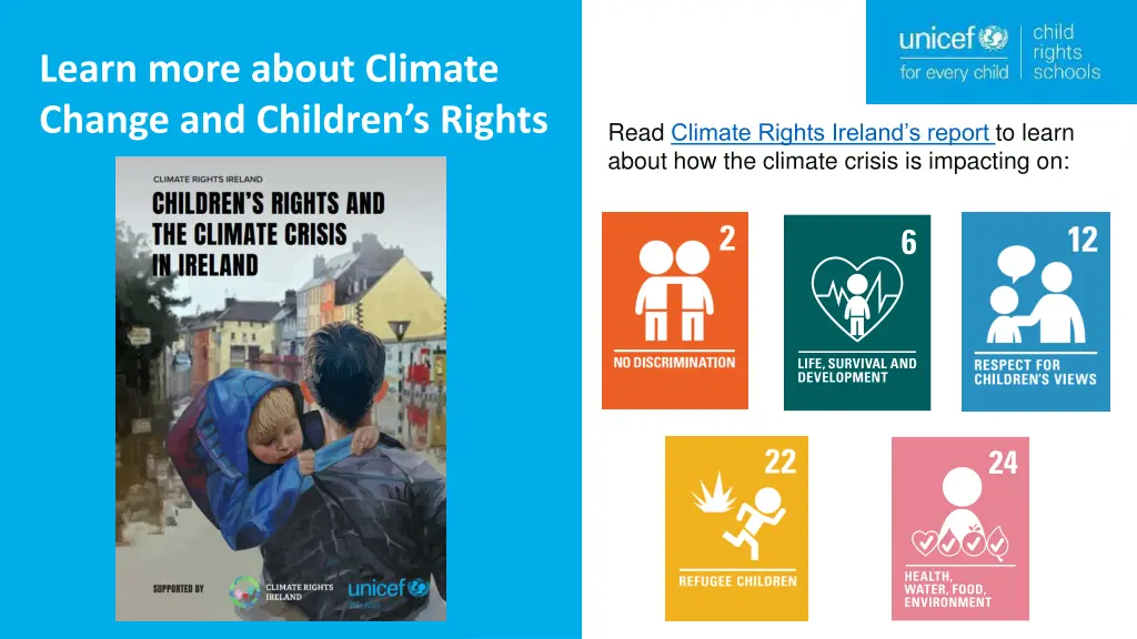 learn more about climate change and children