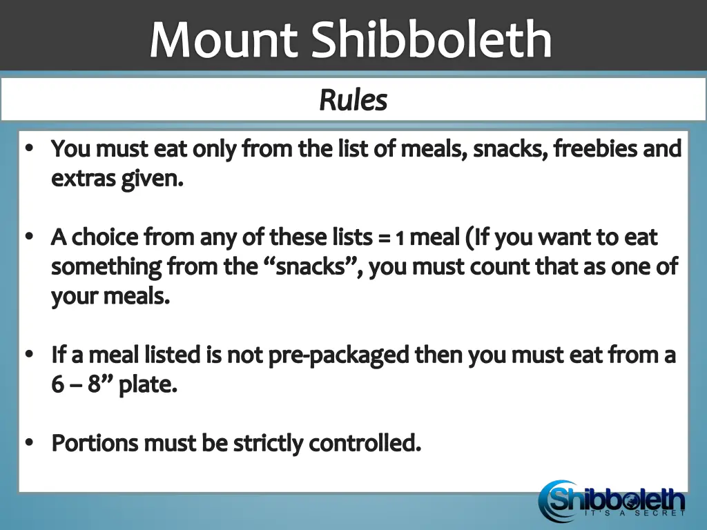 mount shibboleth 5