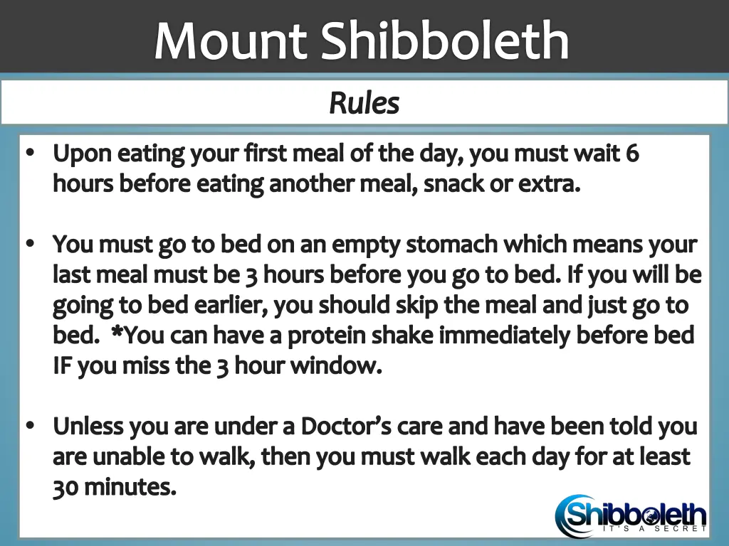 mount shibboleth 6