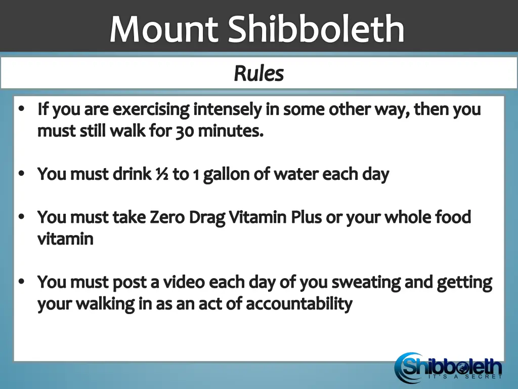 mount shibboleth 7