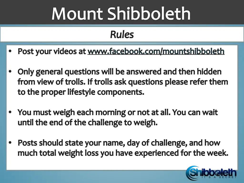 mount shibboleth 8