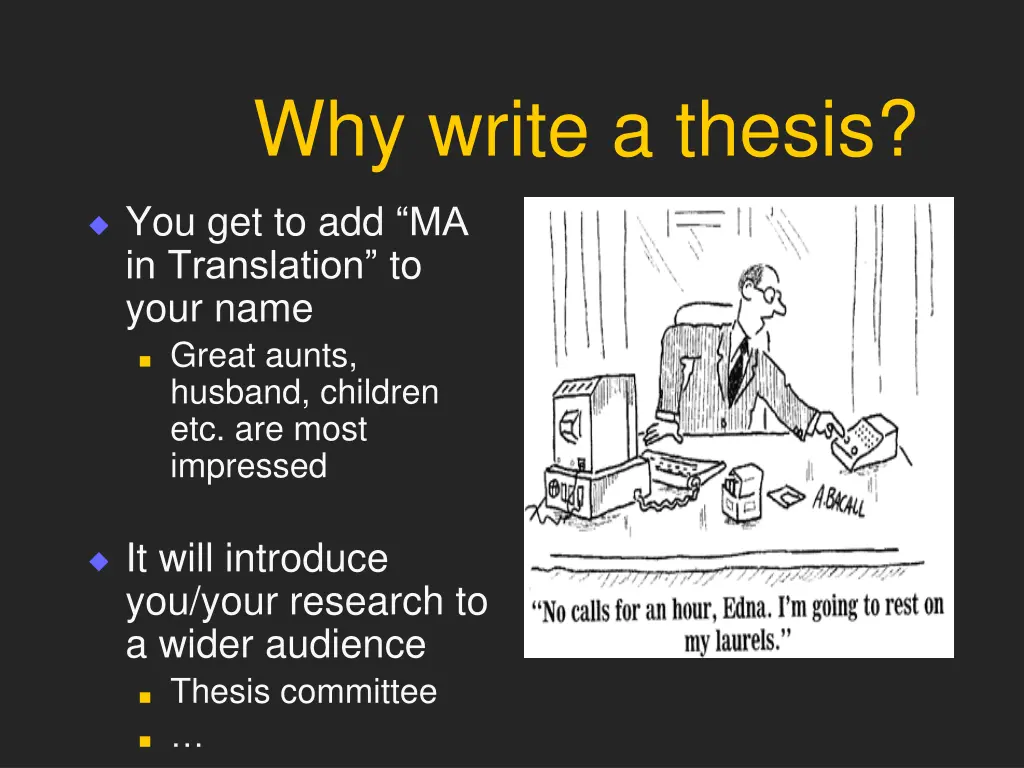 why write a thesis 2