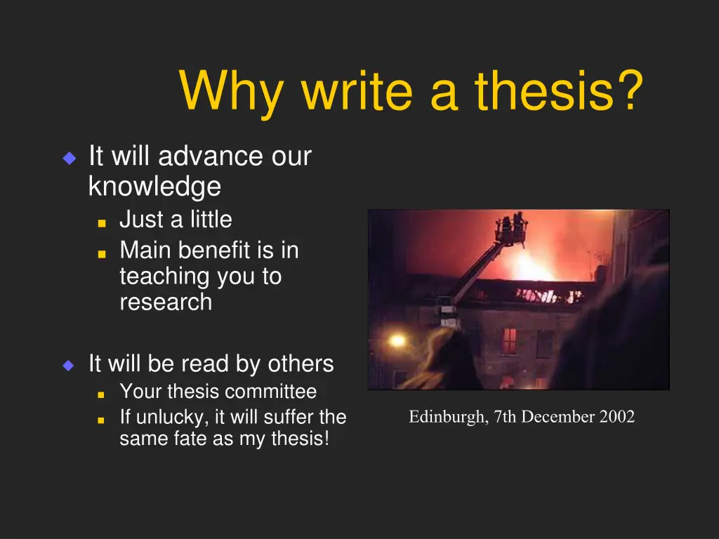 why write a thesis 4