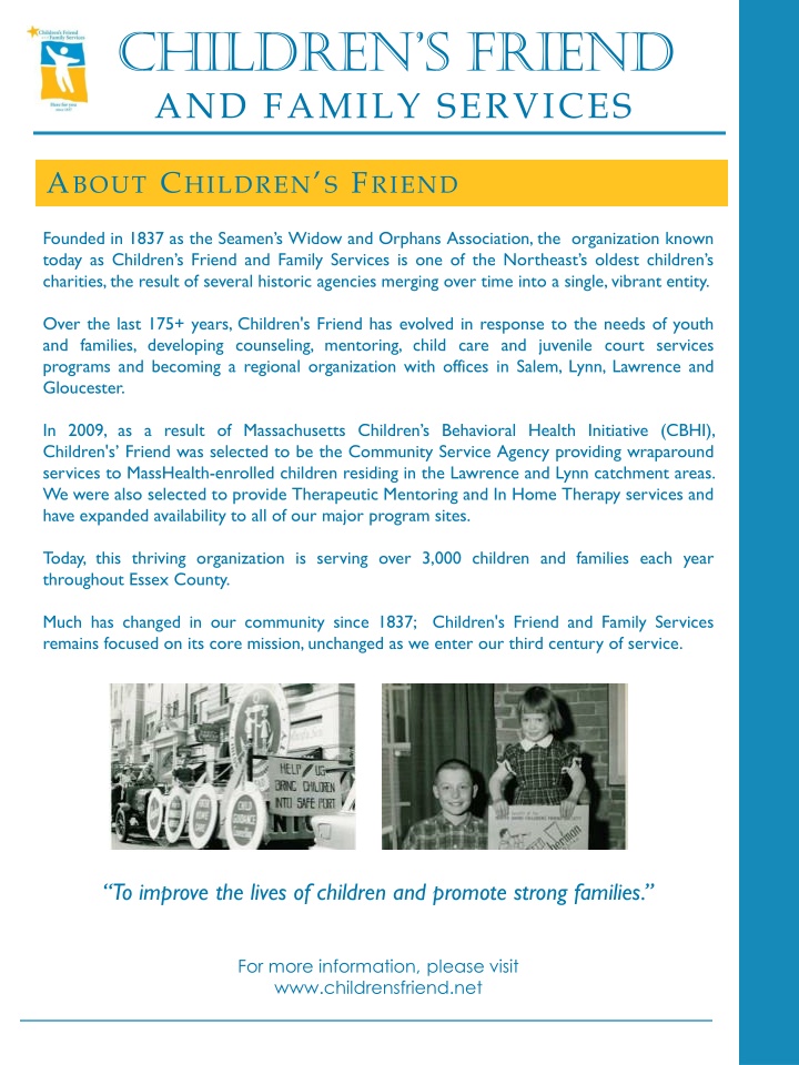 children s friend and family services