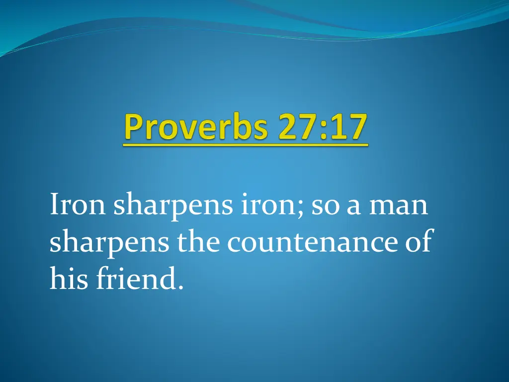 proverbs 27 17