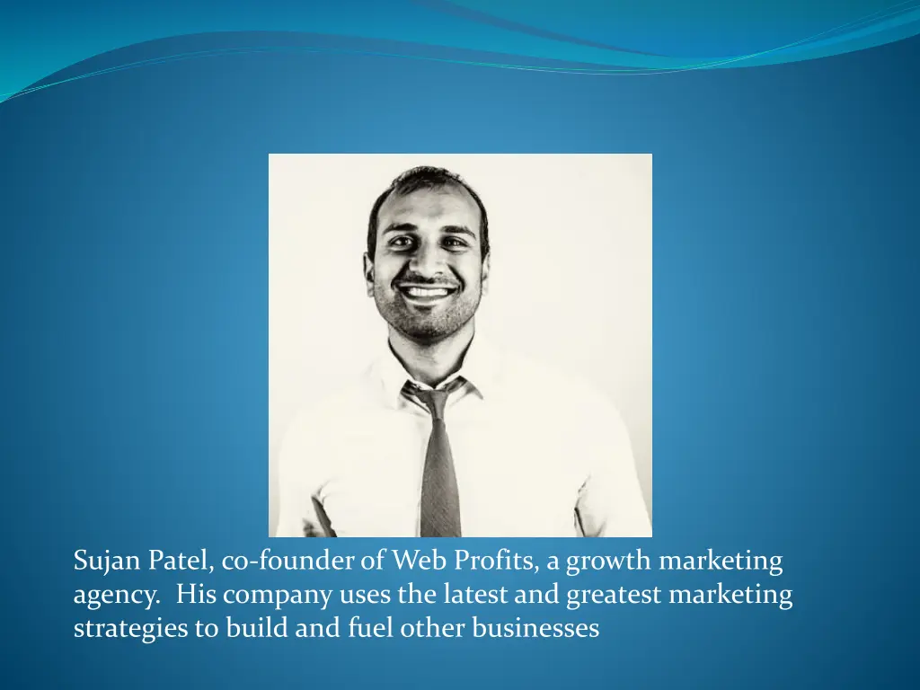 sujan patel co founder of web profits a growth