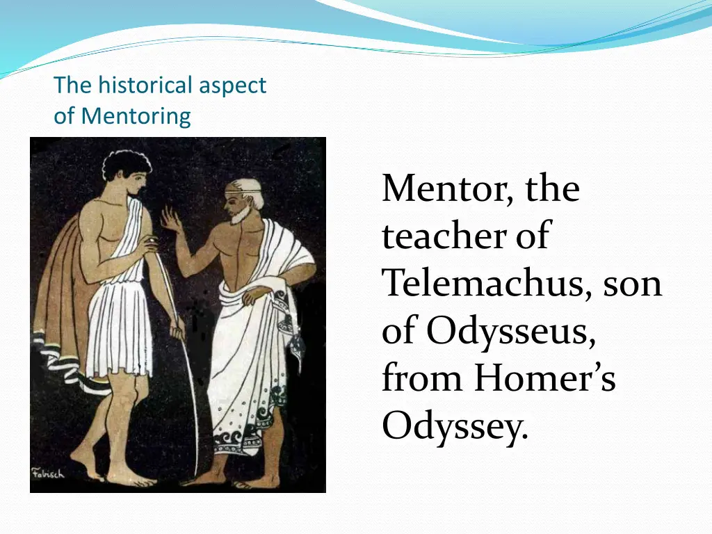 the historical aspect of mentoring