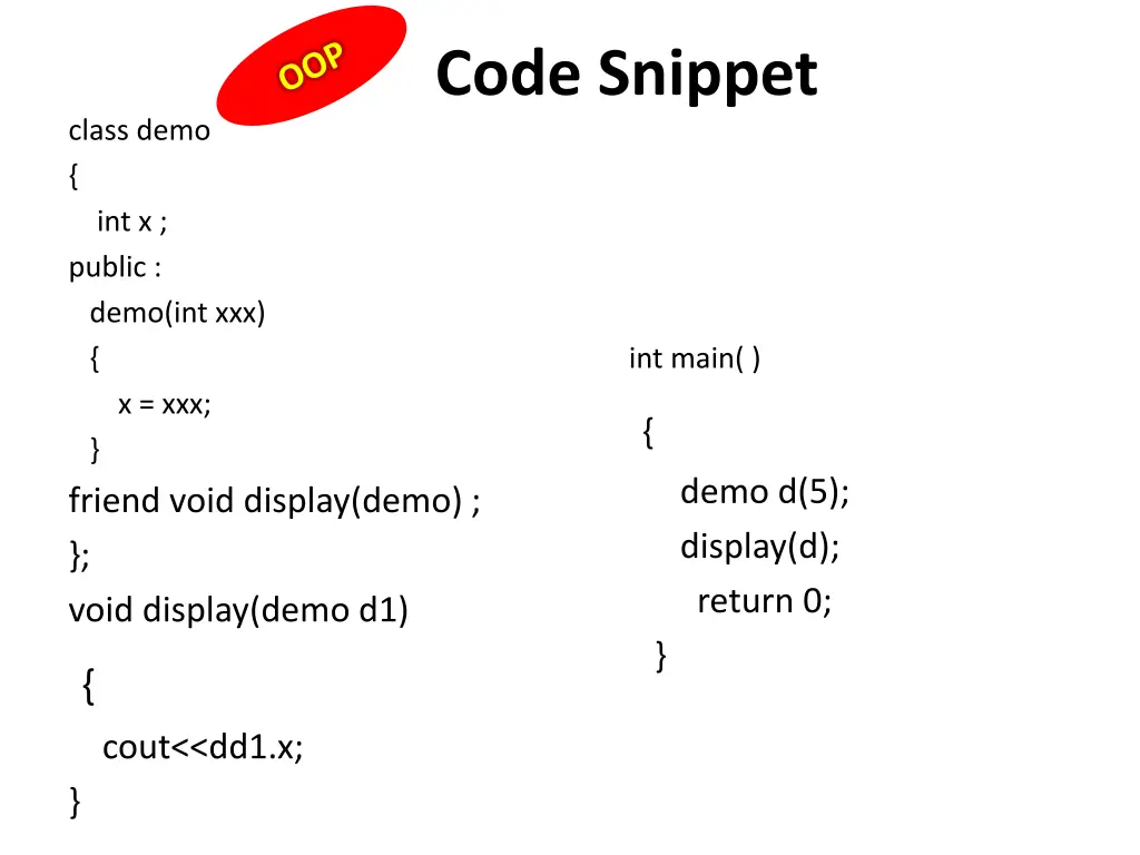 code snippet