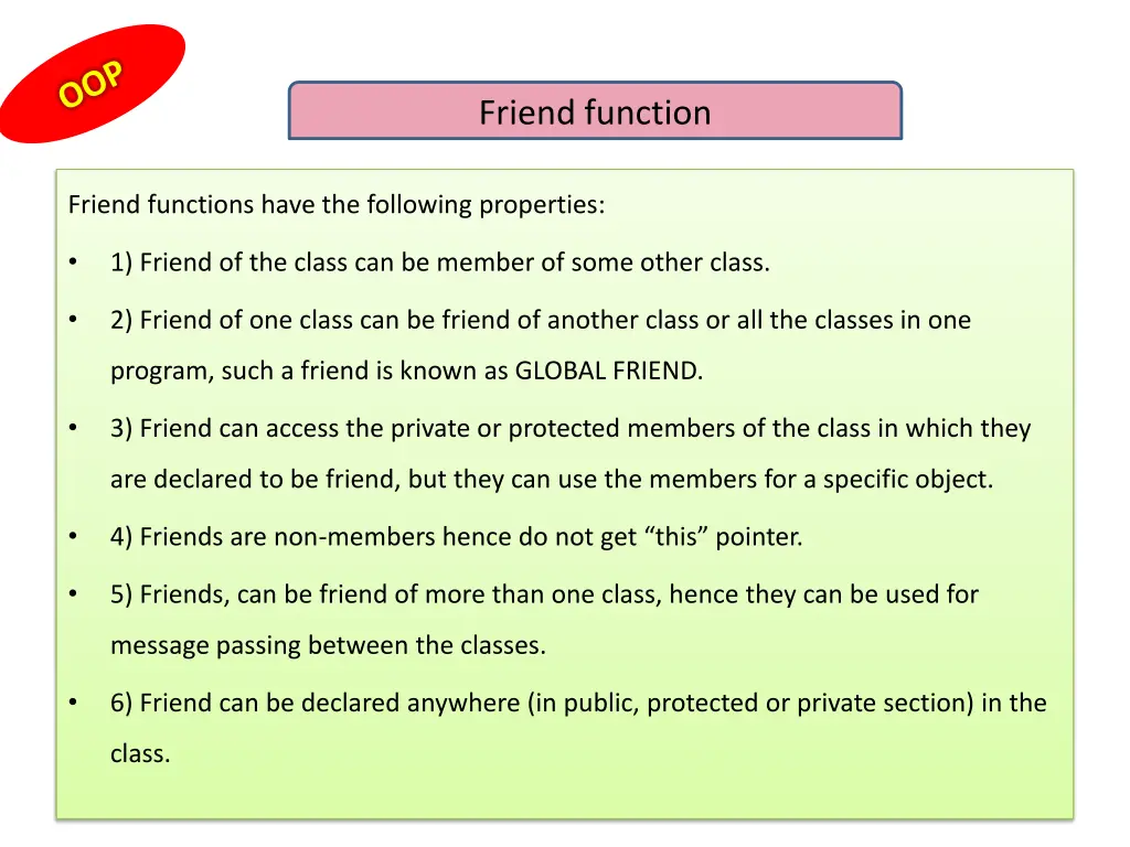 friend function 1