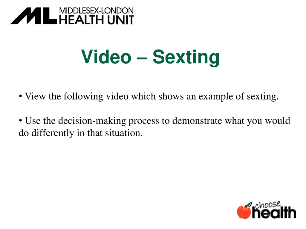 video sexting